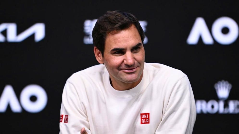 Roger Federer sprach am Donnerstag in Australien zu den Medien