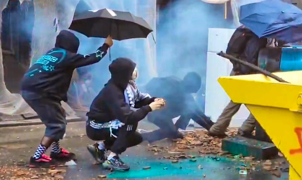 Riots are also expected in Bern this week. 