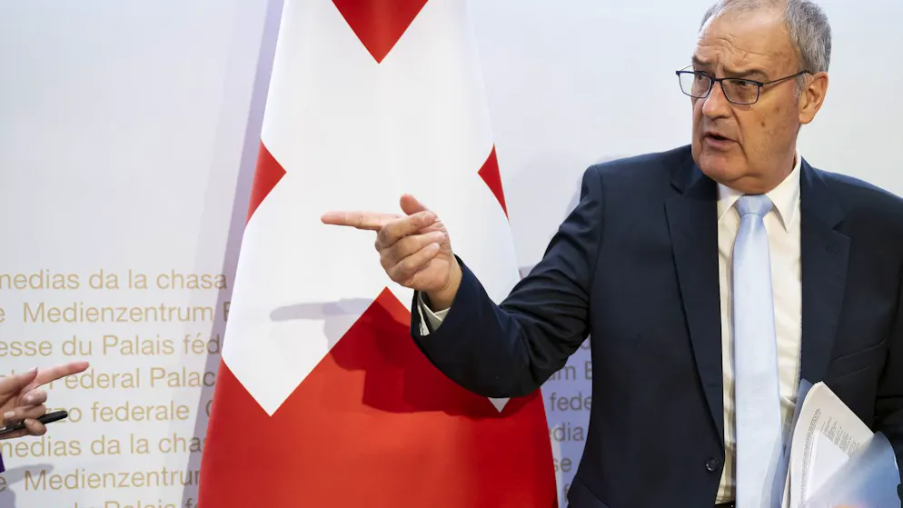 Négociations à Davos. Parmelin: «Si les Américains sont prêts, ça peut aller très vite»