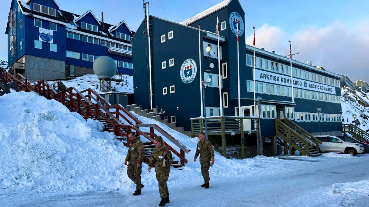 Germany. German Bundeswehr team arrives in Greenland in the evening