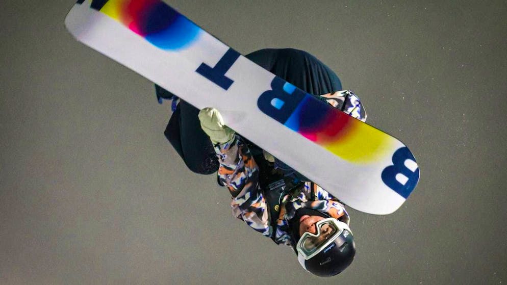 Jonas Hasler keeps up with the world elite in the slopestyle heats