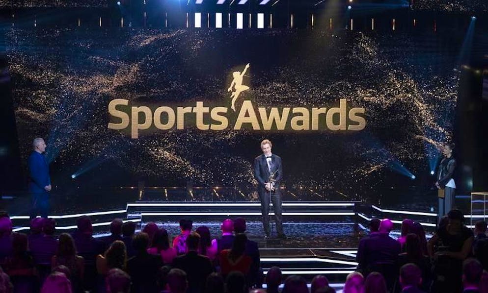 Un momento della premiazione del 2024