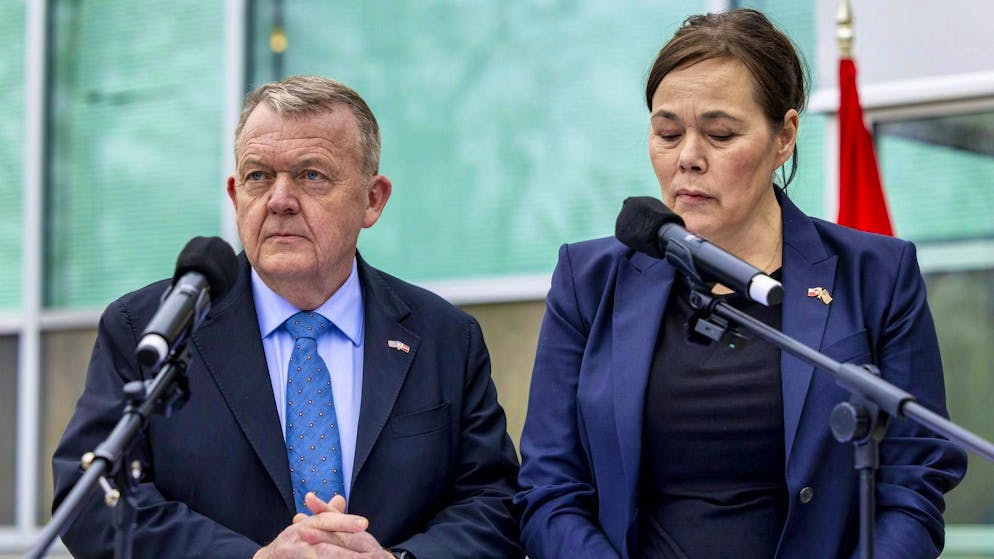 Greenland's politics: Don't want to be American - Gallery. Exhausted faces: Denmark's Foreign Minister Lars Løkke Rasmussen (l.) and his Greenlandic counterpart Vivian Motzfeldt after the meeting with JD Vance and Marco Rubio in Washington on January 14, 2026.