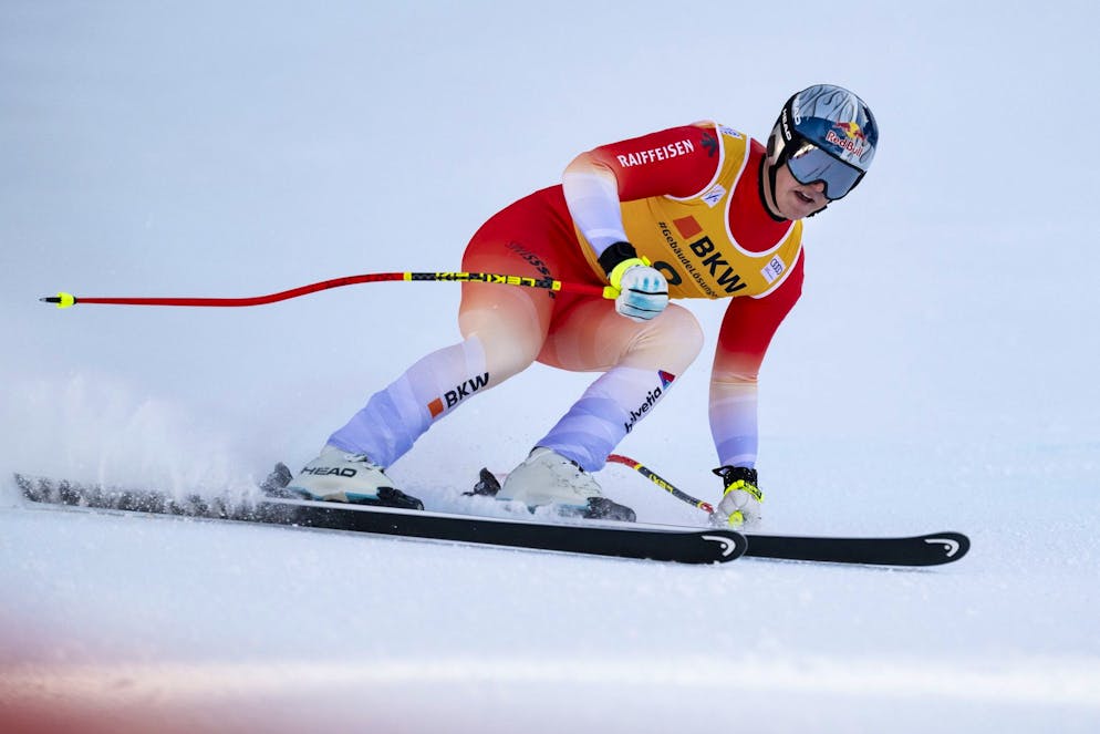 Franjo Von Allmen si deve accontentare del terzo posto.