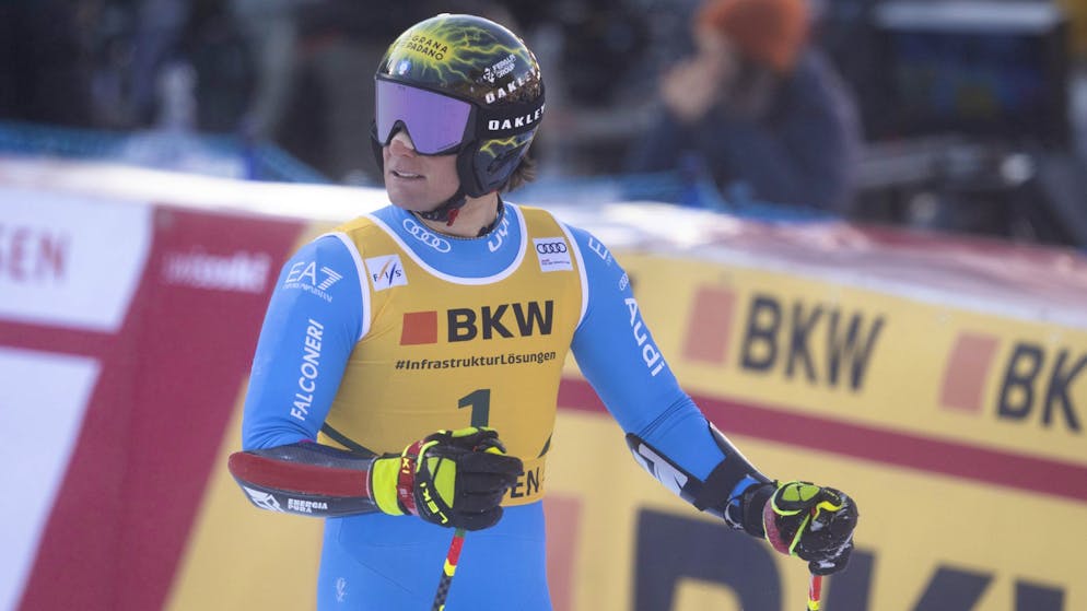 Mit Startnummer 1 im Ziel: Da wusste Giovanni Franzoni noch nicht, dass es zum Sieg reicht.