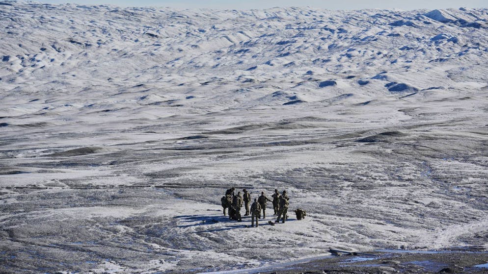 Dänische Soldaten nehmen an einer Nato-Militärübung in Grönland teil. (17. September 2025)