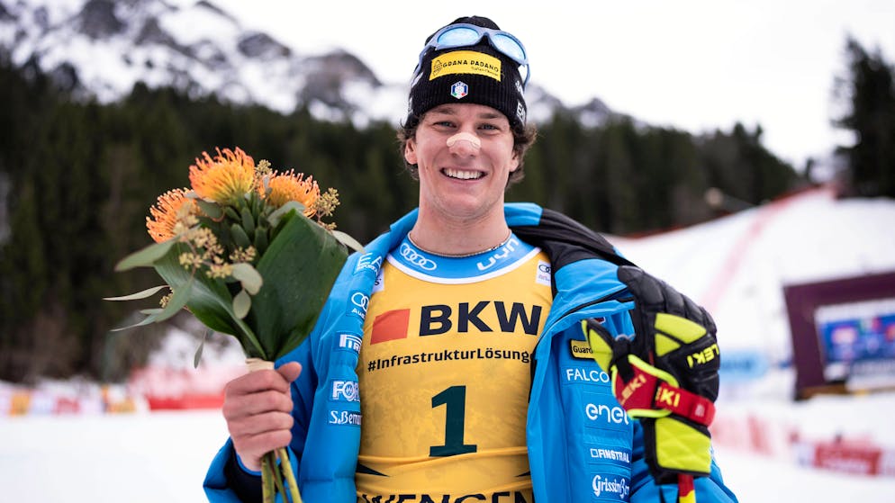 «Das ist vielleicht mein Erfolgsgeheimnis». Wengen-Sieger Franzoni setzt auf diesen Retro-Trick