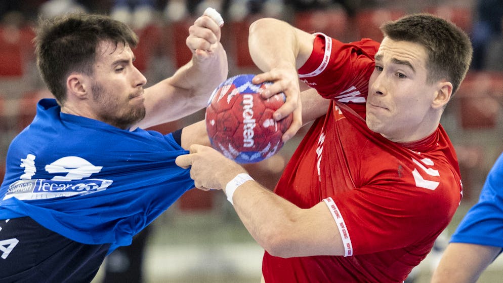 Handball. Un but tardif prive la Suisse de la victoire