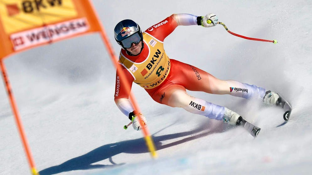 Super-G di Wengen. Von Allmen: «Avrei potuto anche uscire, o peggio...»