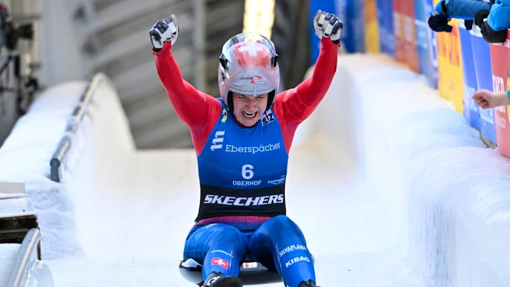 Schlitteln. EM-Bronze für Natalie Maag