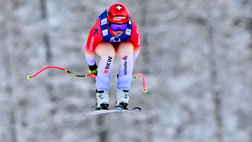 Abfahrt im Ticker. Delgado schneller als Vonn ++ Suter klar geschlagen ++ Mehrere Schweizerinnen noch oben