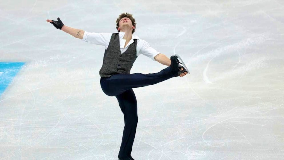 Lukas Britschgi's European Championship freestyle did not go as planned