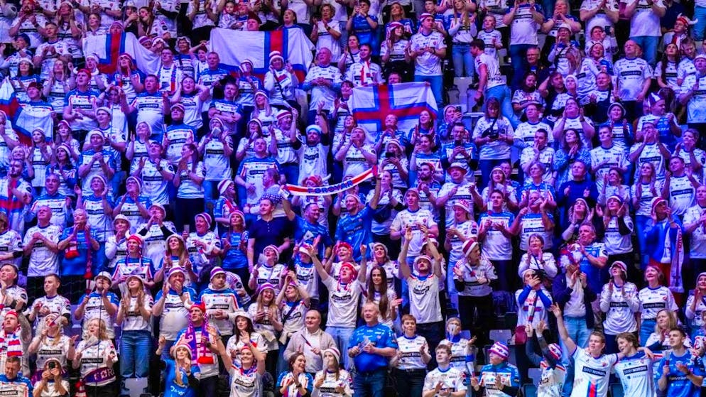 The Faroe Islands fans created a great atmosphere against Switzerland.