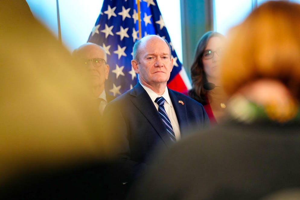 «Grönland ist Teil Dänemarks, und Dänemark ist ein Nato-Verbündeter», sagte Senator Chris Coons während einer Pressekonferenz.