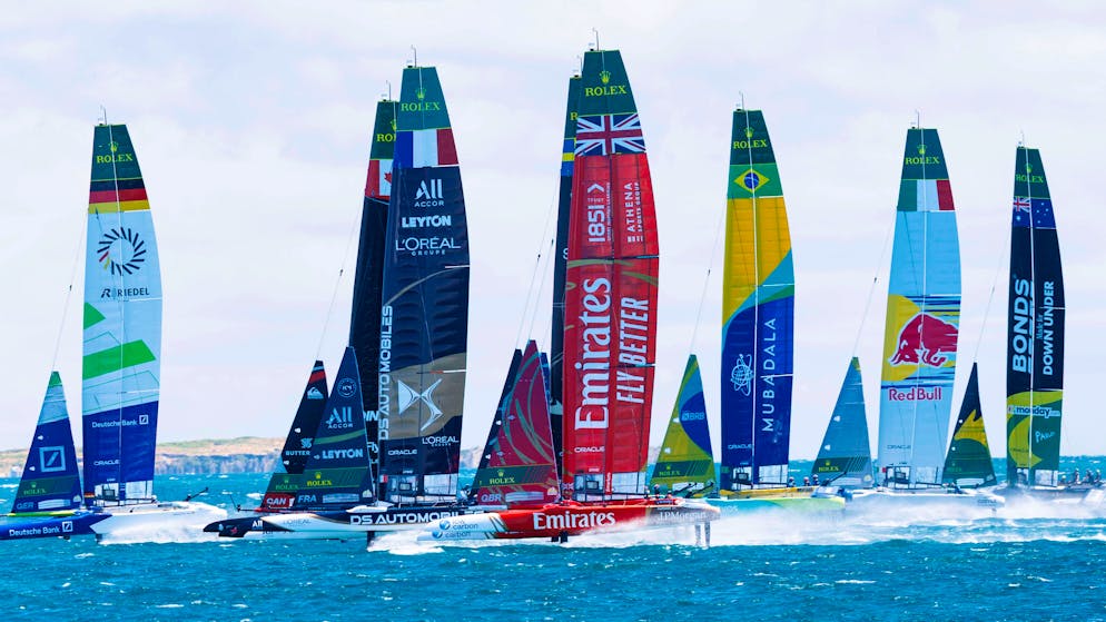 SailGP in Perth. Drei Teams punktgleich beim Saisonauftakt – Schweiz crasht