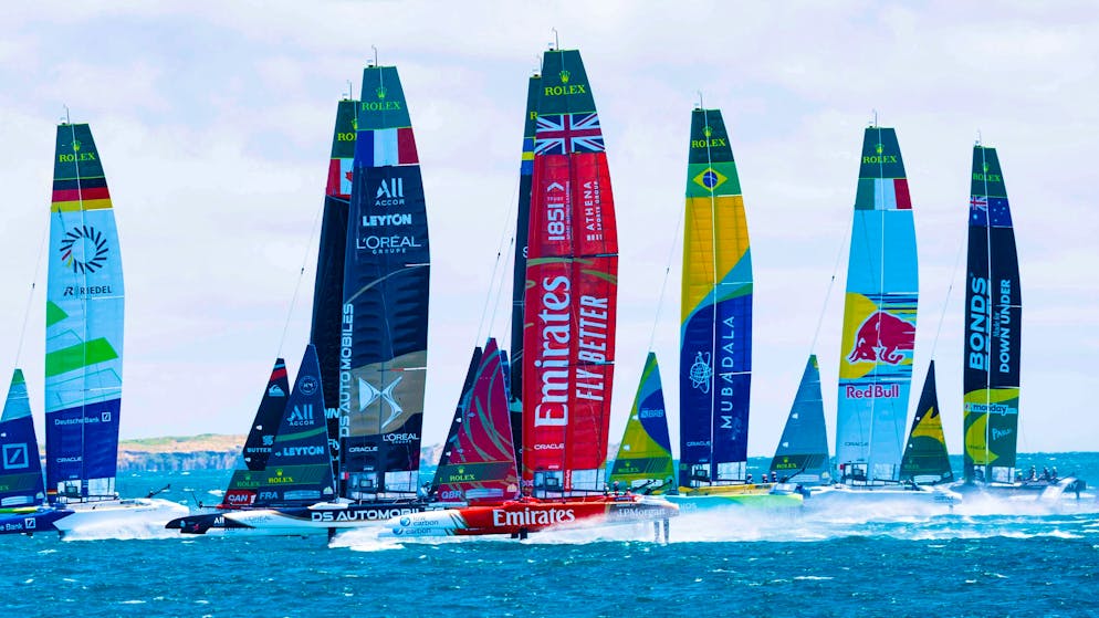 The world's best sailors battle for victory in Perth