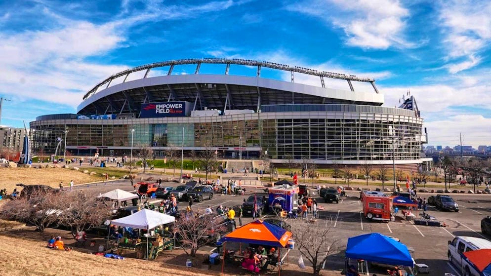 Biggest home advantage: The Denver Broncos play outdoors in thin air at 1609 meters above sea level and in front of enthusiastic fans