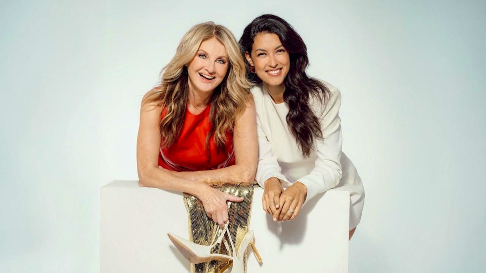 "She's awesome. She's very funny and entertaining": Rebecca Mir on Frauke Ludowig, her fellow presenter on RTL.