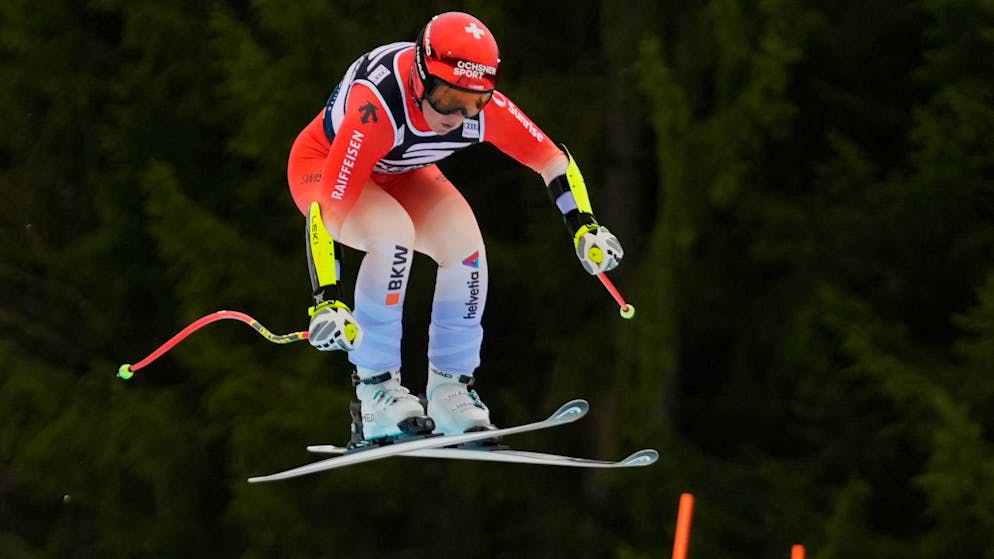 Corinne Suter geht nach ihrer langen Verletzungspause noch nicht ans Limit.