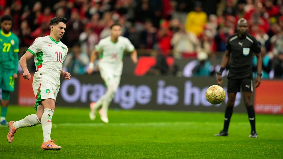 Brahim Diaz lupft den Penalty in der 114. Minute direkt in die Hände von Senegal-Keeper Edouard Mendy.