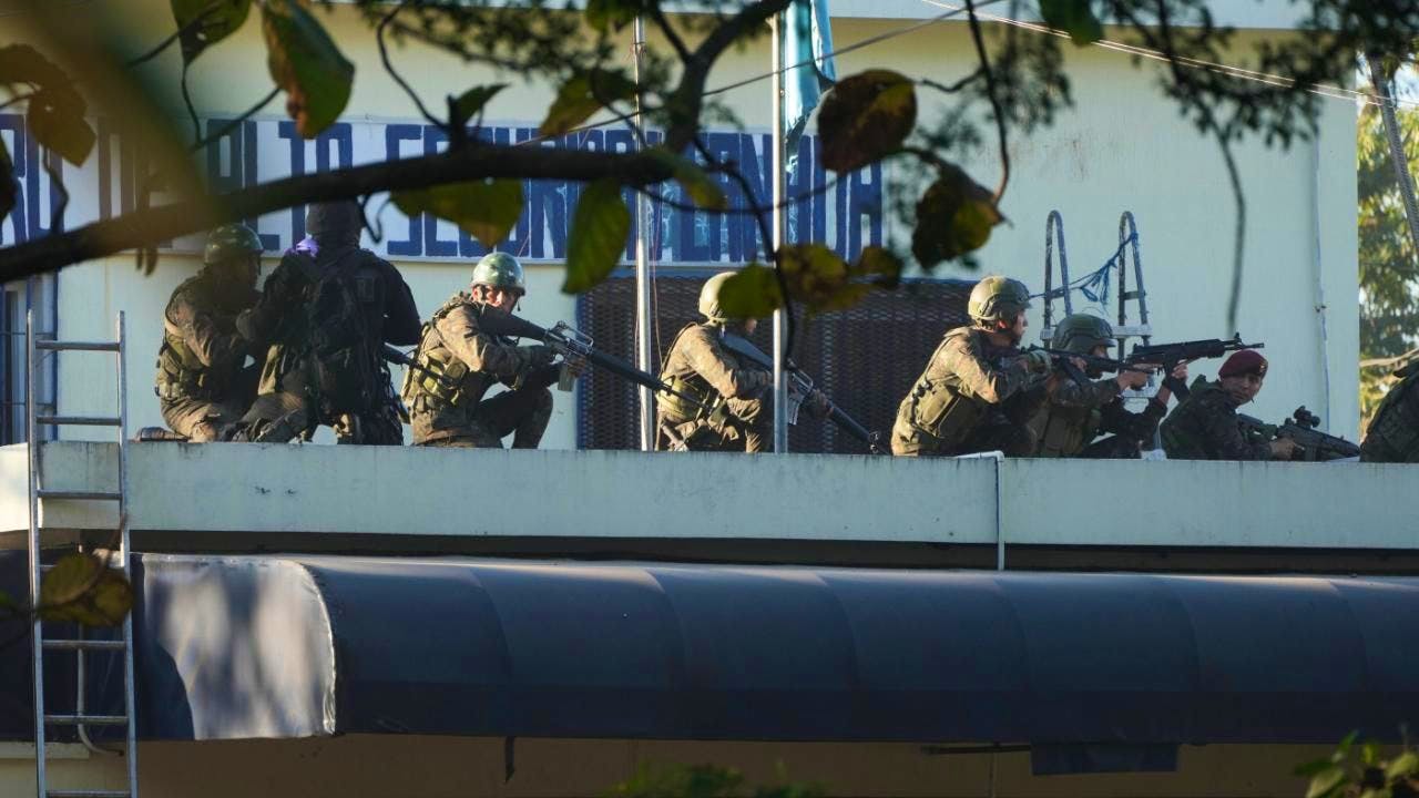 Latest news. Police storm prison after mutiny in Guatemala
