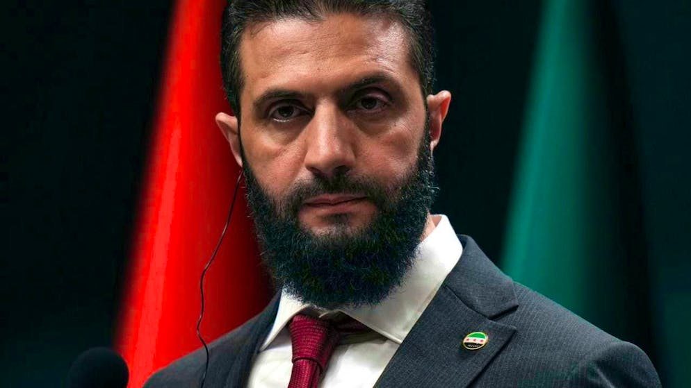 ARCHIVE - Syria's interim president Ahmed al-Sharaa. Photo: Francisco Seco/AP/dpa