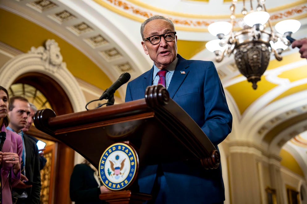 Chuck Schumer, der demokratische Minderheitsführer im US-Senat.