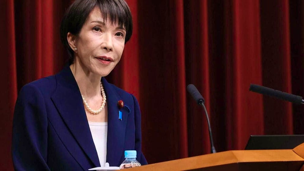Japanese Prime Minister Sanae Takaichi speaks during a press conference at the official residence. Photo: Rodrigo Reyes Marin/Pool ZUMA via AP/dpa