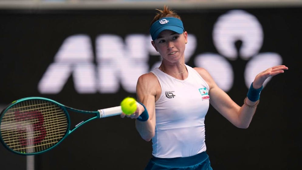 Australian Open. Waltert has no chance against Anisimova