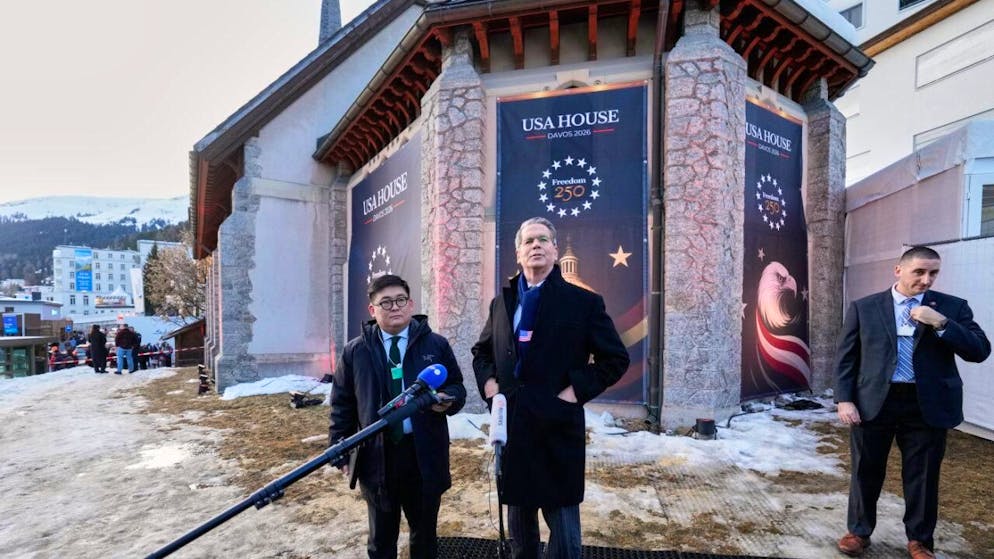 Der US-Finanzminister Scott Bessent ist derzeit beim WEF in Davos.