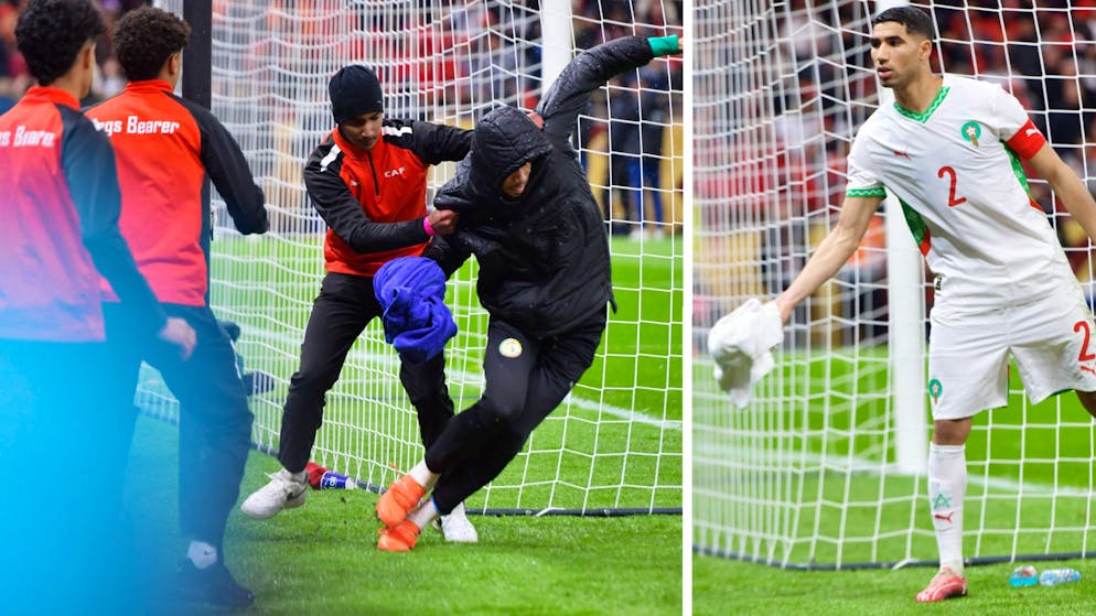 Marokkaner treten Fairplay mit Füssen. Hakimi unterstützt Tücher-Diebe – Senegal-Ersatzgoalie ist der unbesungene Held