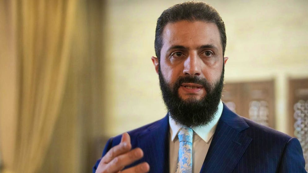 The Syrian interim president Ahmed al-Sharaa. (archive picture)