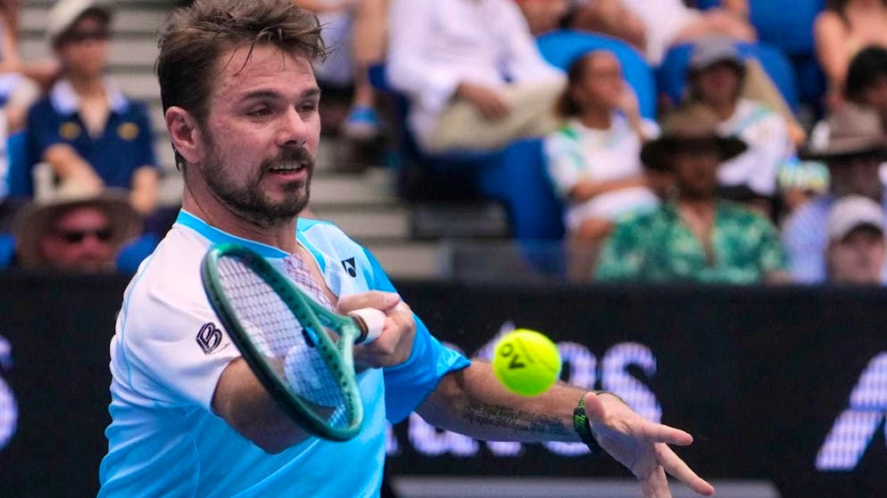 Tough battle, but once again crowned with a victory: Stan Wawrinka at the Australian Open
