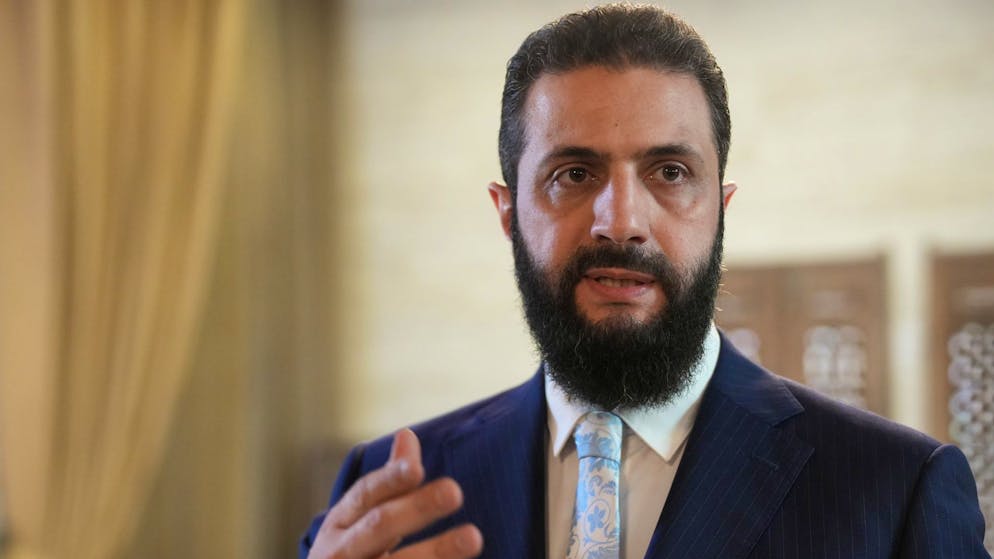 Der syrische Übergangspräsident Ahmed al-Scharaa. (Archivbild)