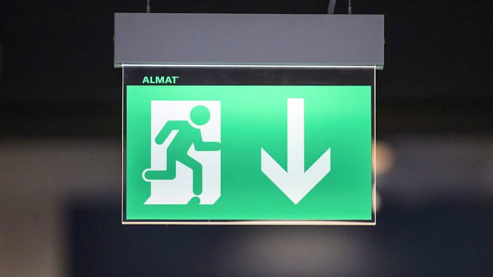 Uscita di sicurezza.