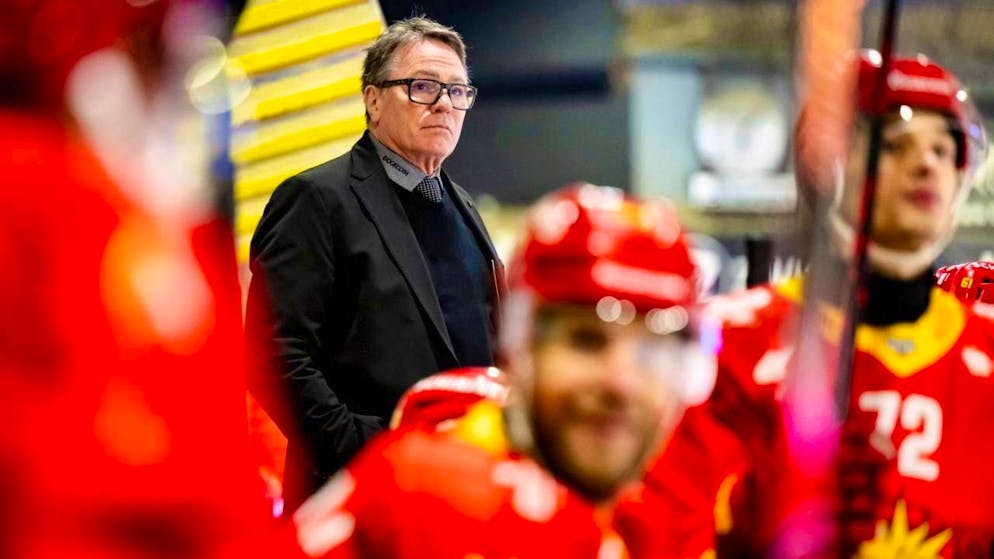 Eleven points ahead with nine rounds to go - Sierre with coach Chris McSorley flirting with qualification victory.