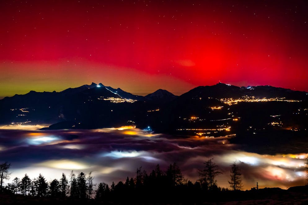bluewin.ch - Strong solar storm causes auroras in Switzerland