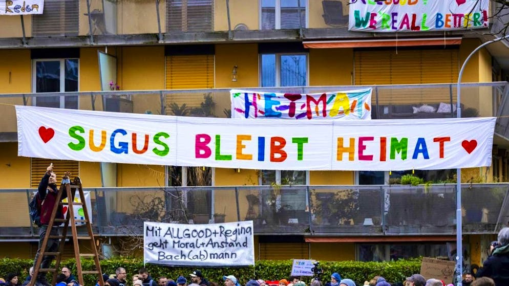 The residents of the "Sugus" houses in the city of Zurich are defending themselves against vacancy notices. (archive picture)