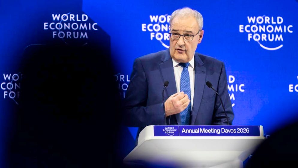 Il presidente della Confederazione ha parlato in francese.