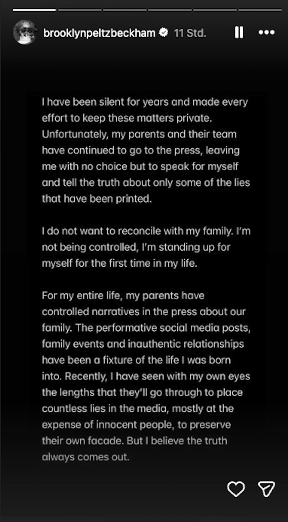 Brookyln Beckham schiesst scharf gegen seine Familie. Eigentlich wollte Brookly Peltz Beckham die Familienfehde privat halten …