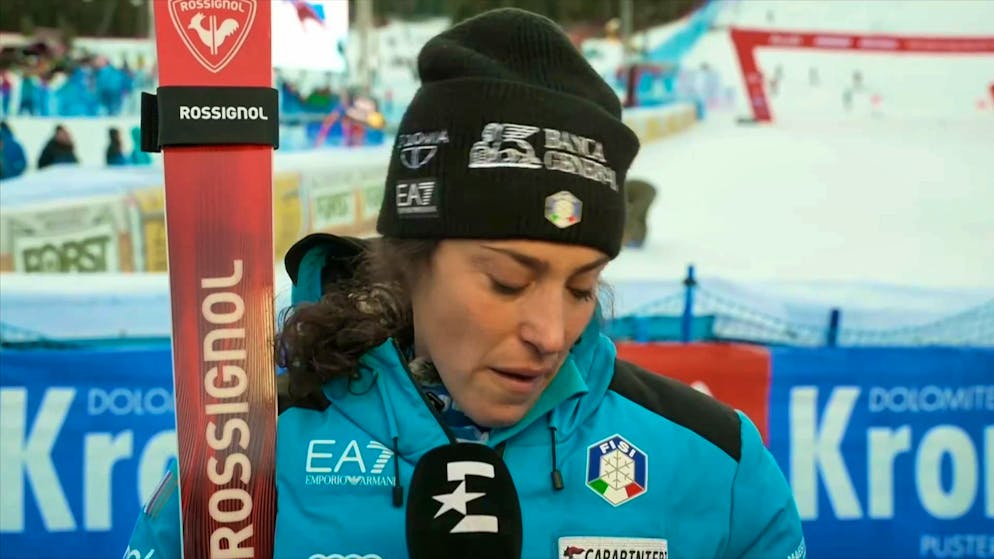 300 giorni dopo l'infortunio horror. Federica Brignone scoppia in lacrime dopo il suo ritorno da sogno