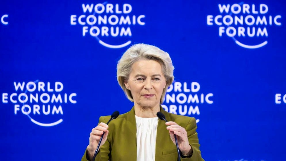 WEF. Les surtaxes de Trump sont «une erreur», dit von der Leyen