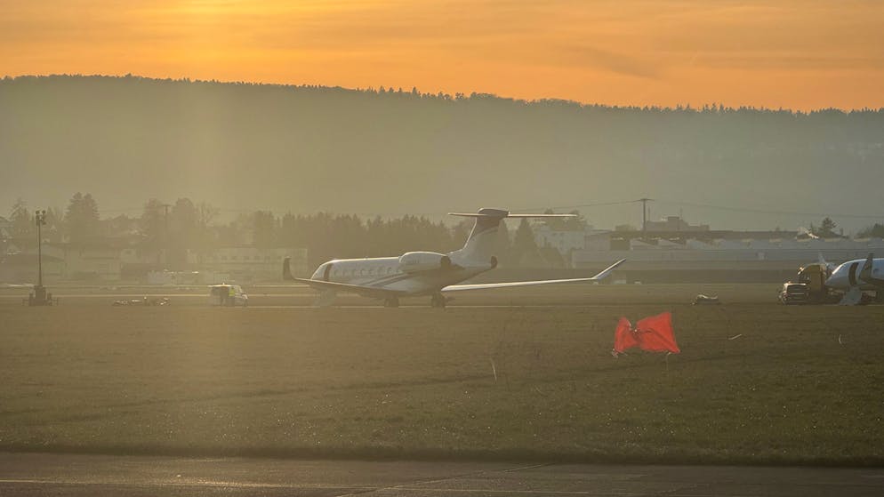 Militärflugplatz Dübendorf. Grund dafür ist das derzeit stattfindende Weltwirtschaftsforum in Davos.