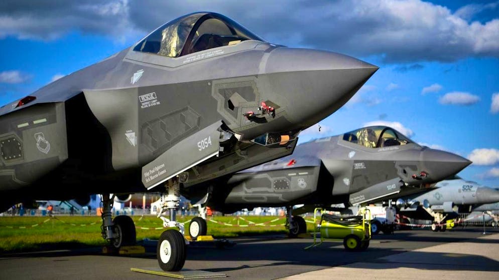 In a report, the Swiss Federal Audit Office criticizes the handling of the credit for the preparatory work for the delivery of new F-35 fighter jets in Switzerland. (archive picture)