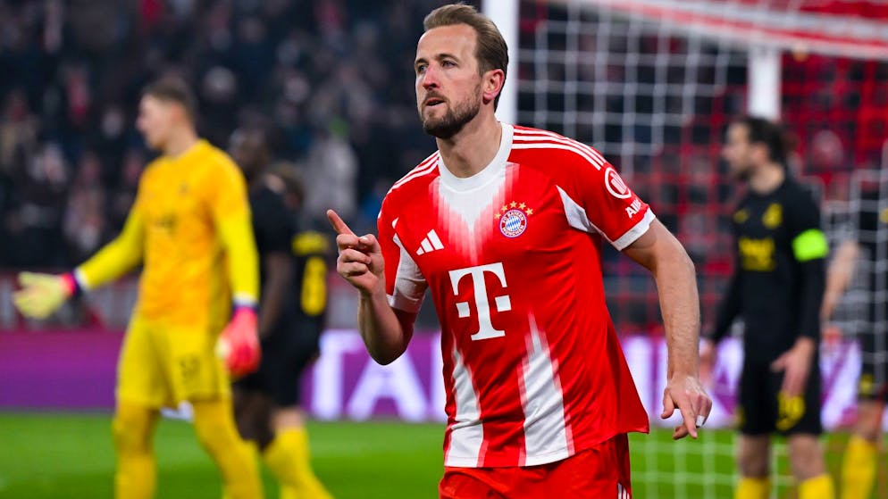 Trotz verschossenem Elfmeter. Harry Kane schiesst die Bayern mit Doppelpack ins Achtelfinal