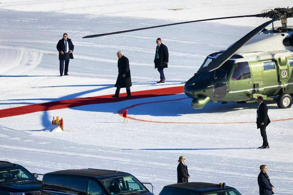 Trump's arrival in Davos in pictures. US President Donald Trump has arrived in Davos.