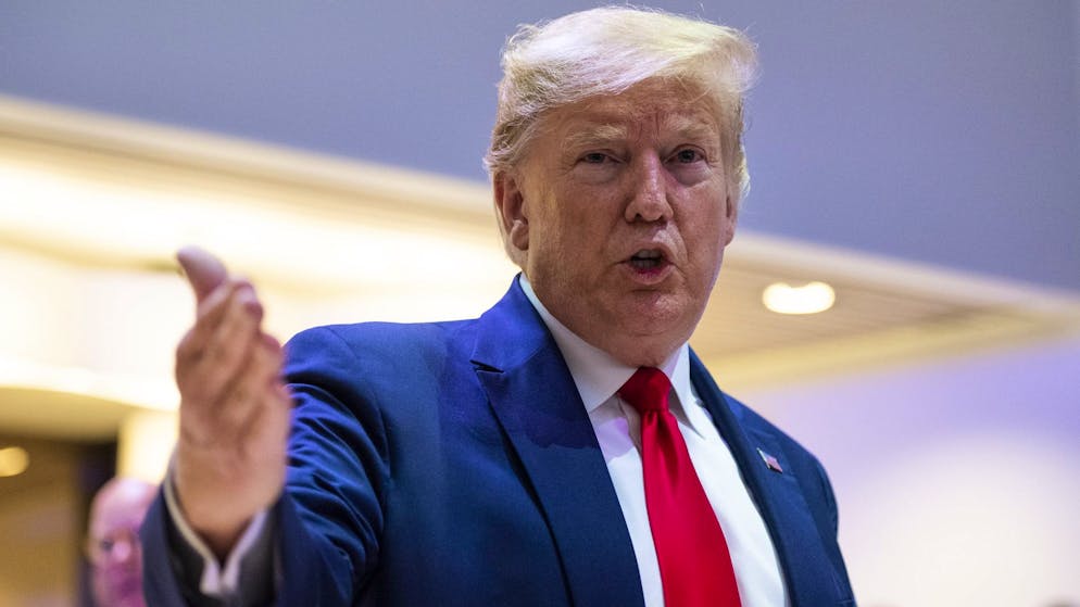 Trump in Davos. Für das WEF reist Trump erstmals seit Oktober wieder ins Ausland