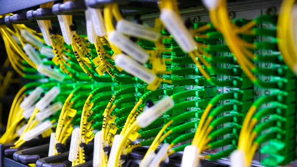 Data traffic on the internet is increasing all the time. (symbolic image)