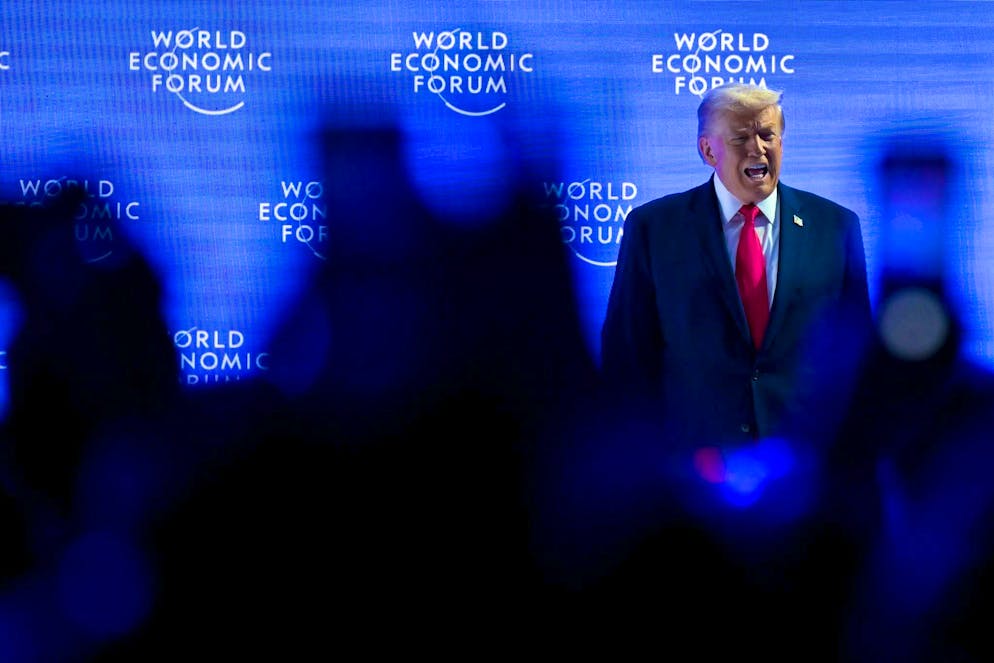 Trump's speech in Davos: Greenland and criticism of Europe - Gallery. Trump speaks in Davos.