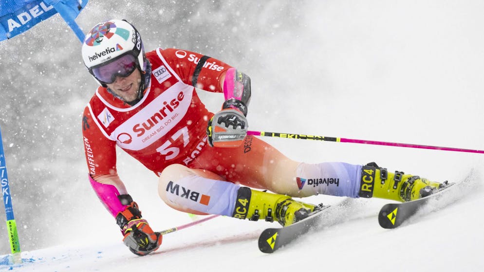 Schweizer Doppelpodest im Europacup. Fadri Janutin gewinnt Riesenslalom – Zurbrügg Dritter